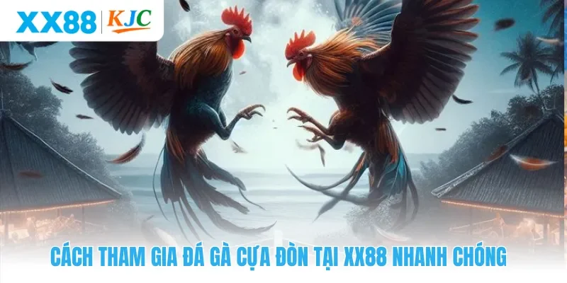 Cách tham gia đá gà cựa đòn nhanh chóng