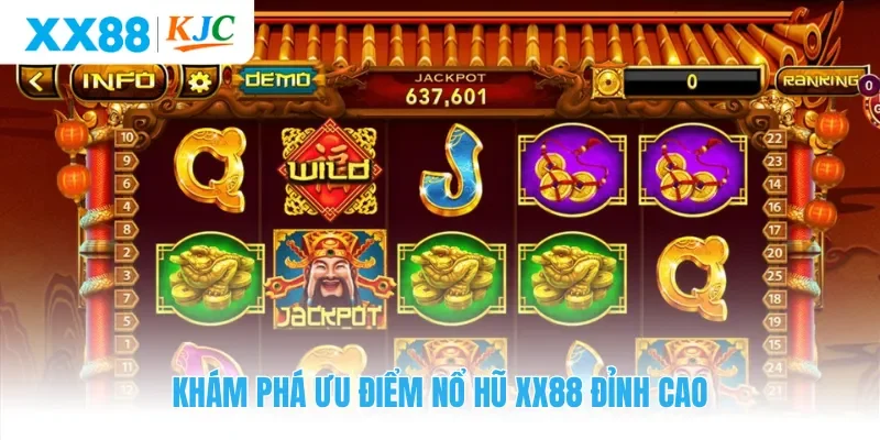 Khám phá ưu điểm nổ hũ XX88 đỉnh cao